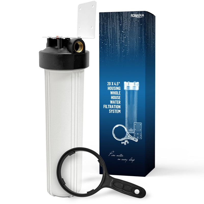 PRO+AQUA Premium Dual RV/Marine Water Softener Regeneration Kit and Water Filter, Reduces Bad Taste, Odor, Sediment, Chlorine